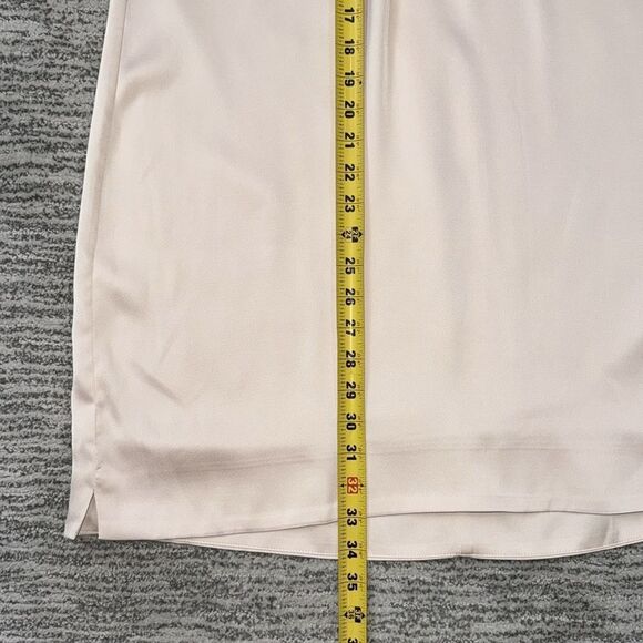 NWT JONATHAN SIMKHAI STANDARD
Mitra Washed Charmeuse Halter Dress Large Sand - Picture 9 of 13